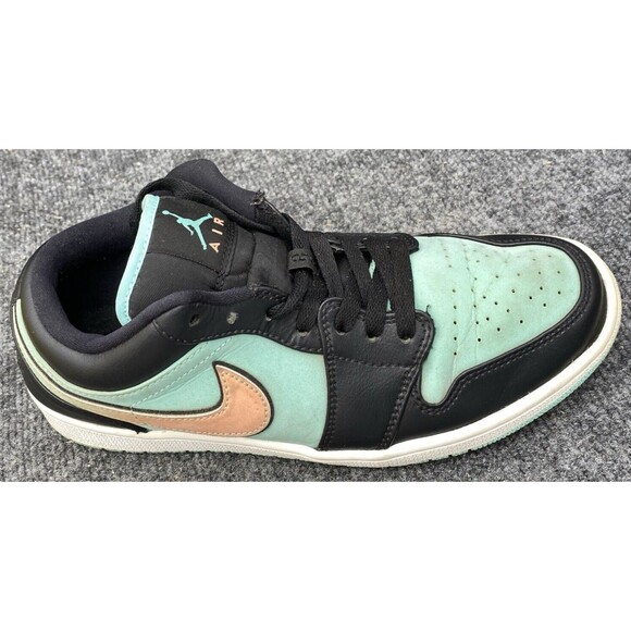 Air Jordan 1 Low SE Tropical Twist Men\'s Size 9.5 Teal Black Sneakers CK3022-301 main image 8
